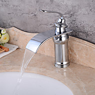 cheap Sprinkle® Faucets-Chrome Single Handle One Hole  ,  Feature  for Waterfall