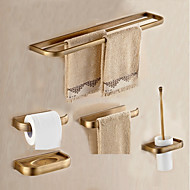 Bathroom Accessory Set Online For 2018 Bathroom Accessory Set Antique Metal 5pcs Hotel Bath Toilet Paper Holders Tower Bar Soap Dish Wall Mounted