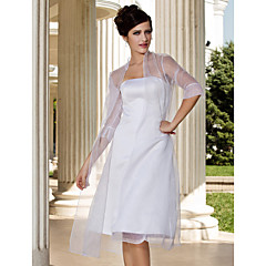 Organza Party Evening Wedding Wraps With Sashes / Ribbons Coats / Jackets Organza Party Evening Wedding Wraps With Sashes / Ribbons Coats / Jackets