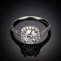 Damen Diamant Kubikzirkonia Solitär HALO simuliert Statement-Ring Verlobungsring versilbert vergoldet Liebe damas Europäisch Brautkleidung Moderinge Schmuck Gold / Silber / Rotgold Für Hochzeit Party Damen Diamant Kubikzirkonia Solitär HALO simuliert Statement-Ring Verlobungsring versilbert vergoldet Liebe damas Europäisch Brautkleidung Moderinge Schmuck Gold / Silber / Rotgold Für Hochzeit Party