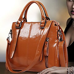 Damskie Torby Skórzany Tote na Formalny Biuro i kariera Na każdy sezon Black Beige Fuchsia Brown Niebieski Damskie Torby Skórzany Tote na Formalny Biuro i kariera Na każdy sezon Black Beige Fuchsia Brown Niebieski