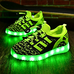 Para Meninos sapatos Tecido Primavera Outono Tênis com LED Conforto Tênis LED para Atlético Preto Verde Azul Real Vermelho Para Meninos sapatos Tecido Primavera Outono Tênis com LED Conforto Tênis LED para Atlético Preto Verde Azul Real Vermelho