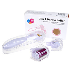 3In1 Kit Derma Roller Stainless Steel Micro Needle Rollers 180 600 1200 Needles Skin DermaRoller For Body And Face 3In1 Kit Derma Roller Stainless Steel Micro Needle Rollers 180 600 1200 Needles Skin DermaRoller For Body And Face