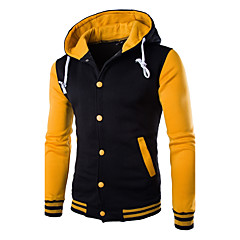 Per uomo Attivo Pantaloni - Monocolore Viola / Con cappuccio / Manica lunga / Inverno Per uomo Attivo Pantaloni - Monocolore Viola / Con cappuccio / Manica lunga / Inverno