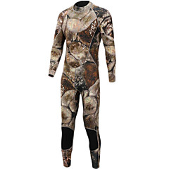 Bluedive Men's Full Wetsuit 3mm Neoprene Diving Suit Long Sleeve - Diving / Surfing / Watersports Back Zipper / Print / Camouflage Color Bluedive Men's Full Wetsuit 3mm Neoprene Diving Suit Long Sleeve - Diving / Surfing / Watersports Back Zipper / Print / Camouflage Color