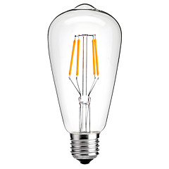 1 szt. 4 W 360 lm E26 / E27 Żarówka dekoracyjna LED ST64 4 Koraliki LED COB Dekoracyjna Ciepła biel / Zimna biel 220-240 V / ROHS 1 szt. 4 W 360 lm E26 / E27 Żarówka dekoracyjna LED ST64 4 Koraliki LED COB Dekoracyjna Ciepła biel / Zimna biel 220-240 V / ROHS
