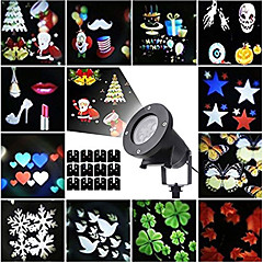 KWB 12st 12 W Lawn Lights Waterbestendig / Creatief / Projectorlampje Meerkleurig 100-240 V Buitenverlichting 12 LED-kralen KWB 12st 12 W Lawn Lights Waterbestendig / Creatief / Projectorlampje Meerkleurig 100-240 V Buitenverlichting 12 LED-kralen