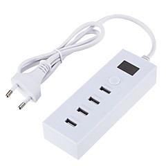 USB-laturi 4 Port USB Hub Wall Charging 4 Työpöydän latausasema Quick Charge 2.0 -ohjelmalla US-pistoke / EU-pistoke / UK-pistoke Latausadapteri USB-laturi 4 Port USB Hub Wall Charging 4 Työpöydän latausasema Quick Charge 2.0 -ohjelmalla US-pistoke / EU-pistoke / UK-pistoke Latausadapteri