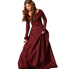 Retrò / vintage Medievale Costume Per donna Vestiti Rosso / Verde / Blu Vintage Cosplay Tè Festival Manica lunga Lungo Linea-A Retrò / vintage Medievale Costume Per donna Vestiti Rosso / Verde / Blu Vintage Cosplay Tè Festival Manica lunga Lungo Linea-A