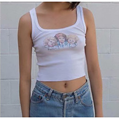 Mujer Estampado Tank Tops Geométrico Mujer Estampado Tank Tops Geométrico