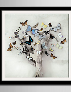 Animal Framed Arts Online For 2018 Framed Canvas Set Animals Fl Botanical Wall Art Pvc Material With Frame Home Decoration Living Room Bedroom Kitchen