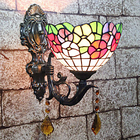 Outdoor Wall Lights Online For 2019 Creative Lovely Tiffany Retro Vintage Wall Lamps Sconces Bathroom Lighting Bedroom Indoor Resin Light 110 120v 220 240v 25 W