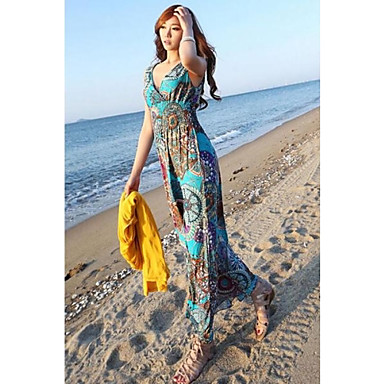 Women’s Fashion Women Holiday Beach Maxi Dress 1263545 2018 – $34.34