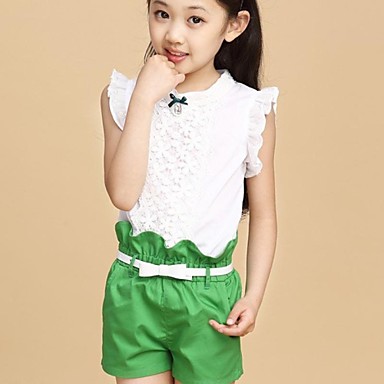 Girl's Summer Sleeveless Two-Pieces Clothing Sets 1441463 2018 – $28.79