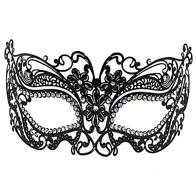 Luxurious Style Black Metal Halloween Masquerade Mask 1555560 2018 – $19.99