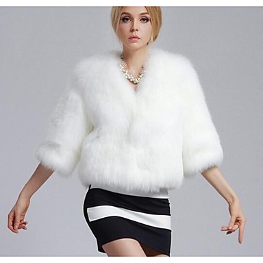 Women's The Fox Fur Coat Short Paragraph Coat 1927128 2018 – $272.99