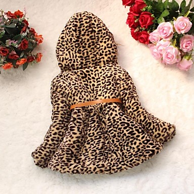 Girls Leopard Grain Fashion Hooded Fleece 1962945 2017 – $62.99