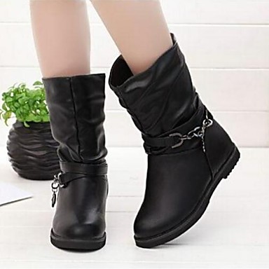 mid calf boots with wedge heel