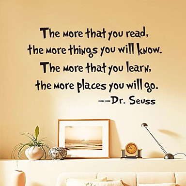 Words & Quotes Romance Abstract Wall Stickers Plane Wall Stickers ...