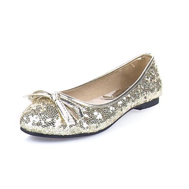 Women's Shoes Glitter Spring / Summer Flat Heel Bowknot / Sequin Red ...