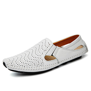 Men's Shoes Leather Spring Summer Fall Driving Shoes Comfort Loafers & Slip-Ons Walking Shoes Split Joint For Casual Office & Career Men's Shoes Leather Spring Summer Fall Driving Shoes Comfort Loafers & Slip-Ons Walking Shoes Split Joint For Casual Office & Career