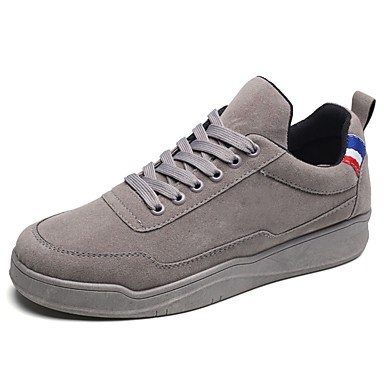 Men's Shoes Rubber Spring / Fall Comfort Sneakers Gray / Red / Black / Red Men's Shoes Rubber Spring / Fall Comfort Sneakers Gray / Red / Black / Red