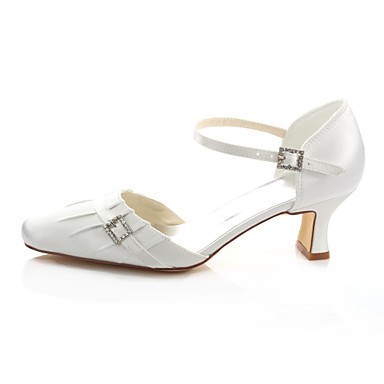 06425736 Escarpin Bout Mariage Femme Eté Carré Chaussures Satin wId116qx