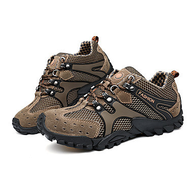 Men's Shoes Nubuck leather / Faux Leather / Tulle Spring Comfort Athletic Shoes Running Shoes / Hiking Shoes / Cycling Shoes Gold / Gray / Khaki / Walking Shoes Men's Shoes Nubuck leather / Faux Leather / Tulle Spring Comfort Athletic Shoes Running Shoes / Hiking Shoes / Cycling Shoes Gold / Gray / Khaki / Walking Shoes
