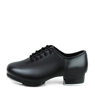 Femme Chaussures de Claquettes Similicuir Basket Talon Bas Personnalisables Chaussures de danse Noir Femme Chaussures de Claquettes Similicuir Basket Talon Bas Bas Bas Personnalisables Chaussures de danse Noir 408028