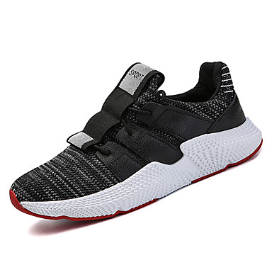 Men's Shoes Tulle Fall Comfort Sneakers White / Orange / Black / White Men's Shoes Tulle Fall Comfort Sneakers White / Orange / Black / White