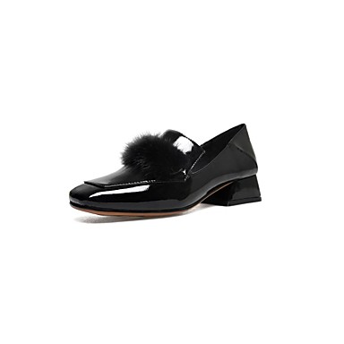 Femme Chaussures Cuir Verni Printemps été Confort Chaussures à Talons Talon Bottier Noir / Vin Femme Chaussures Cuir Verni Confort Printemps été Confort Verni Chaussures à Talons Talon Bottier Noir / Vin 7c5721