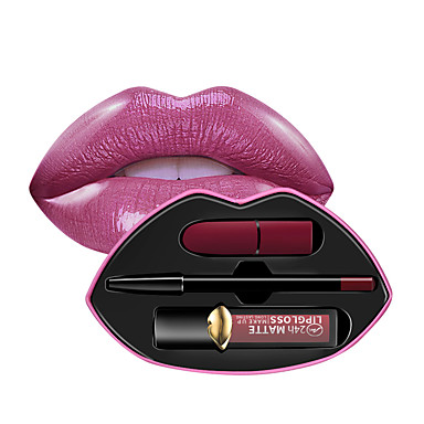  Brilho labial Delineador de LÃ¡bios Batons 1 pcs Mineral Ferramenta CASE / ConfortÃ¡vel / Non Toxic Design Moderno / Criativo / Carregando Doce / Fashion Maquiagem CosmÃ©tico Artigos para Banho & Tosa