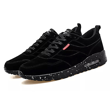 Men's Shoes Pigskin Fall Comfort Athletic Shoes Running Shoes Black / Gray / Khaki Men's Shoes Pigskin Fall Comfort Athletic Shoes Running Shoes Black / Gray / Khaki