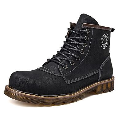 Homme Fashion Boots Cuir Hiver Classique / Décontracté Bottes Garder au chaud Bottine / Demi Botte Noir Homme Fashion Boots Cuir Hiver Classique / / / Décontracté Bottes Garder au chaud Bottine / Demi Botte Noir bf3335