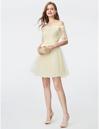 Off the Shoulder Cocktail Dress